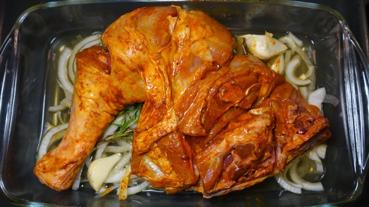 patorra de pavo asada