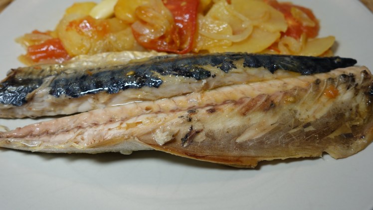 caballa al horno