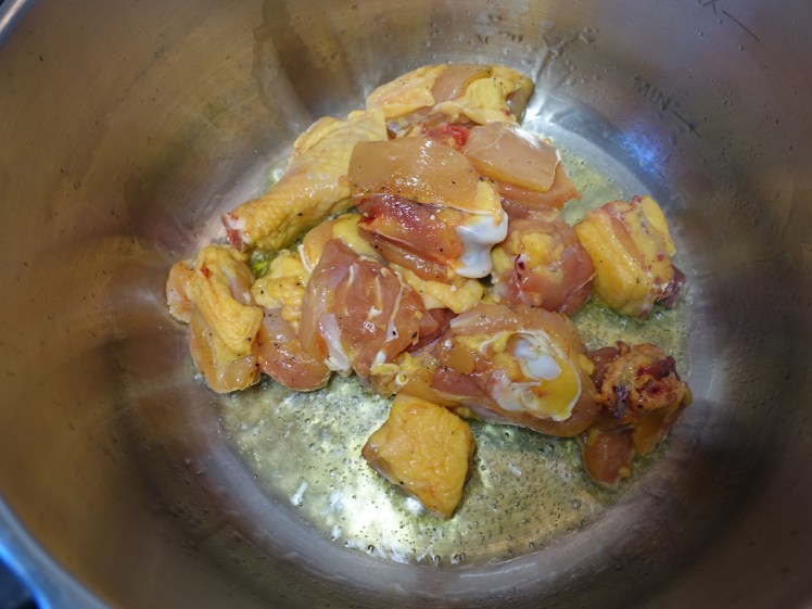 Trigo sarraceno con verduras y pollo de corral