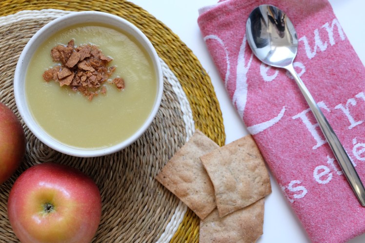 puré de calabacín y manzana