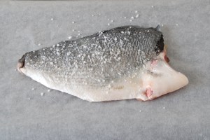 dorada rápida al horno con vinagreta de nueces y naranja