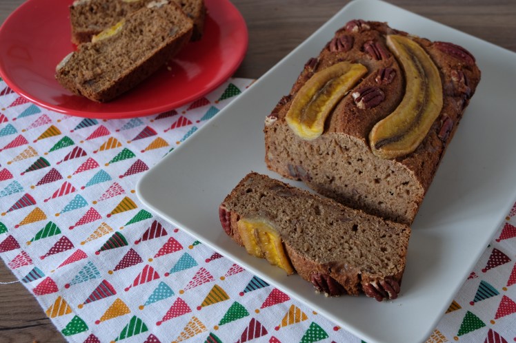 Pan de plátano y nueces
