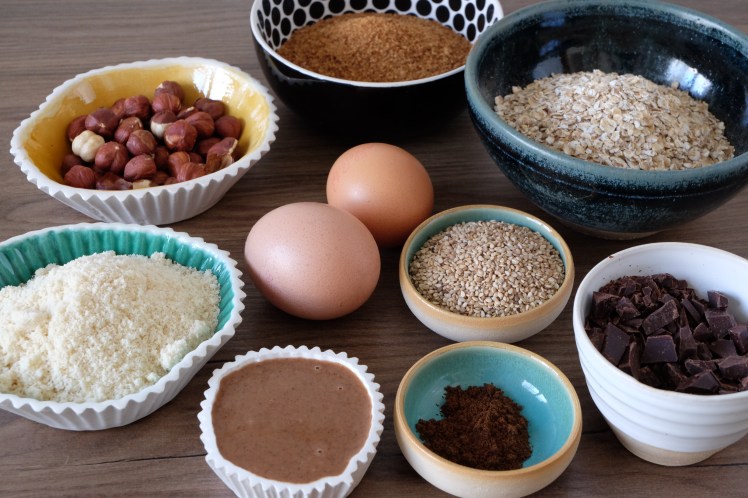 galletas de avellana y chocolate