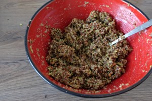 hamburguesas de quinoa y verduras