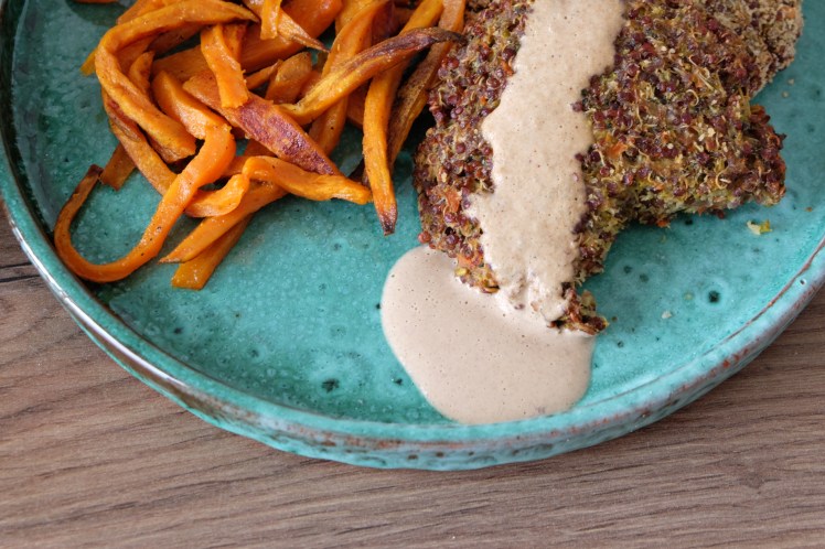 hamburguesas de quinoa y verduras