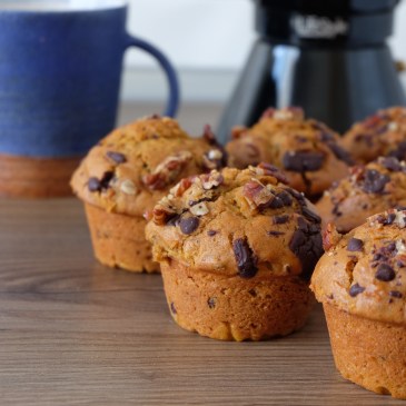 magdalenas de espelta y calabaza