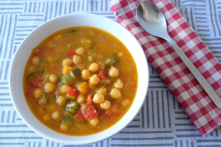 Garbanzos con verduras