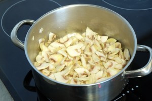 Sopa de ajo y champiñon