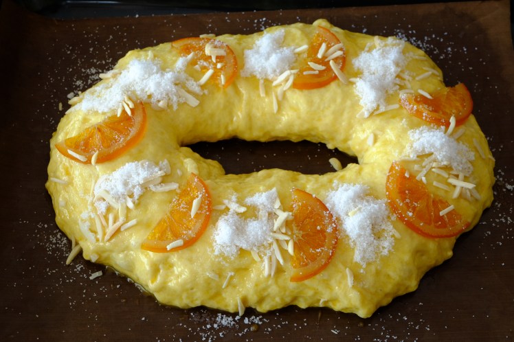 Roscón de Reyes con aceite de oliva