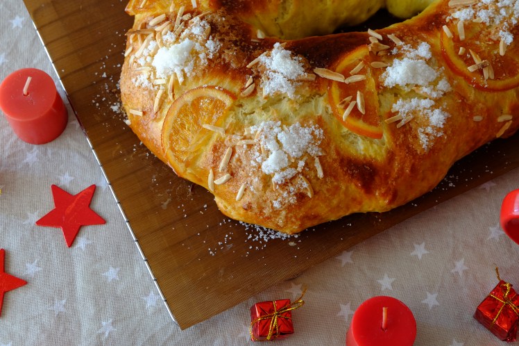 Roscón de Reyes con aceite de oliva
