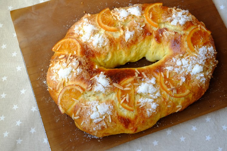 Roscón de Reyes con aceite de oliva