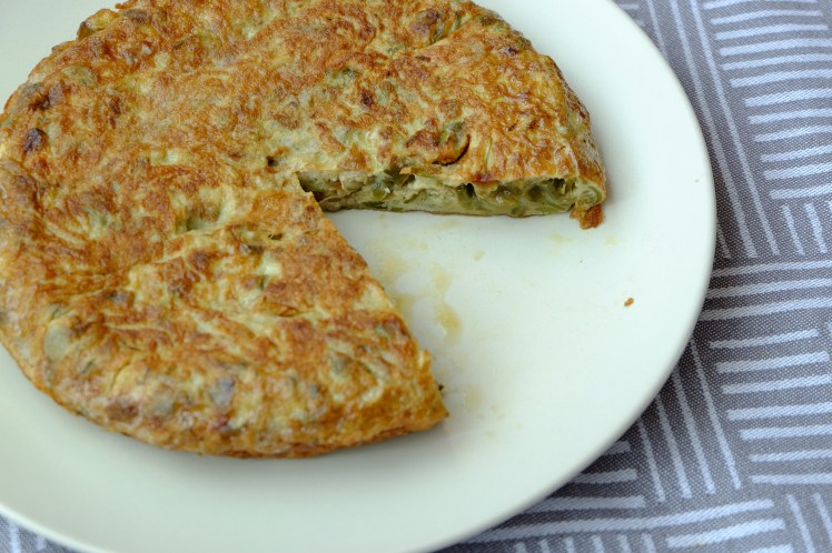 Tortilla de habas