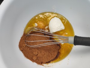 bizcocho sin gluten con manzana