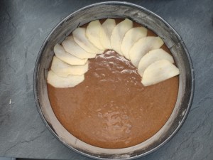 bizcocho sin gluten con manzana