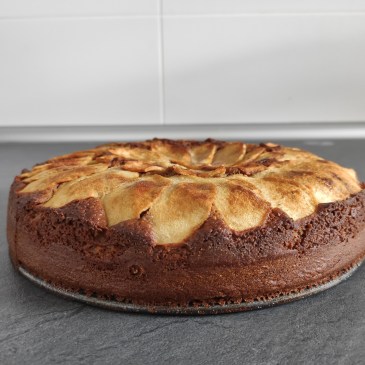 Bizcocho sin gluten con manzana