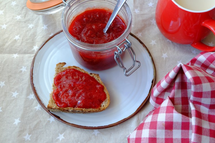 Mermelada casera de fresas