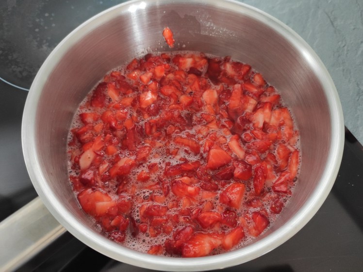 Mermelada casera de fresas