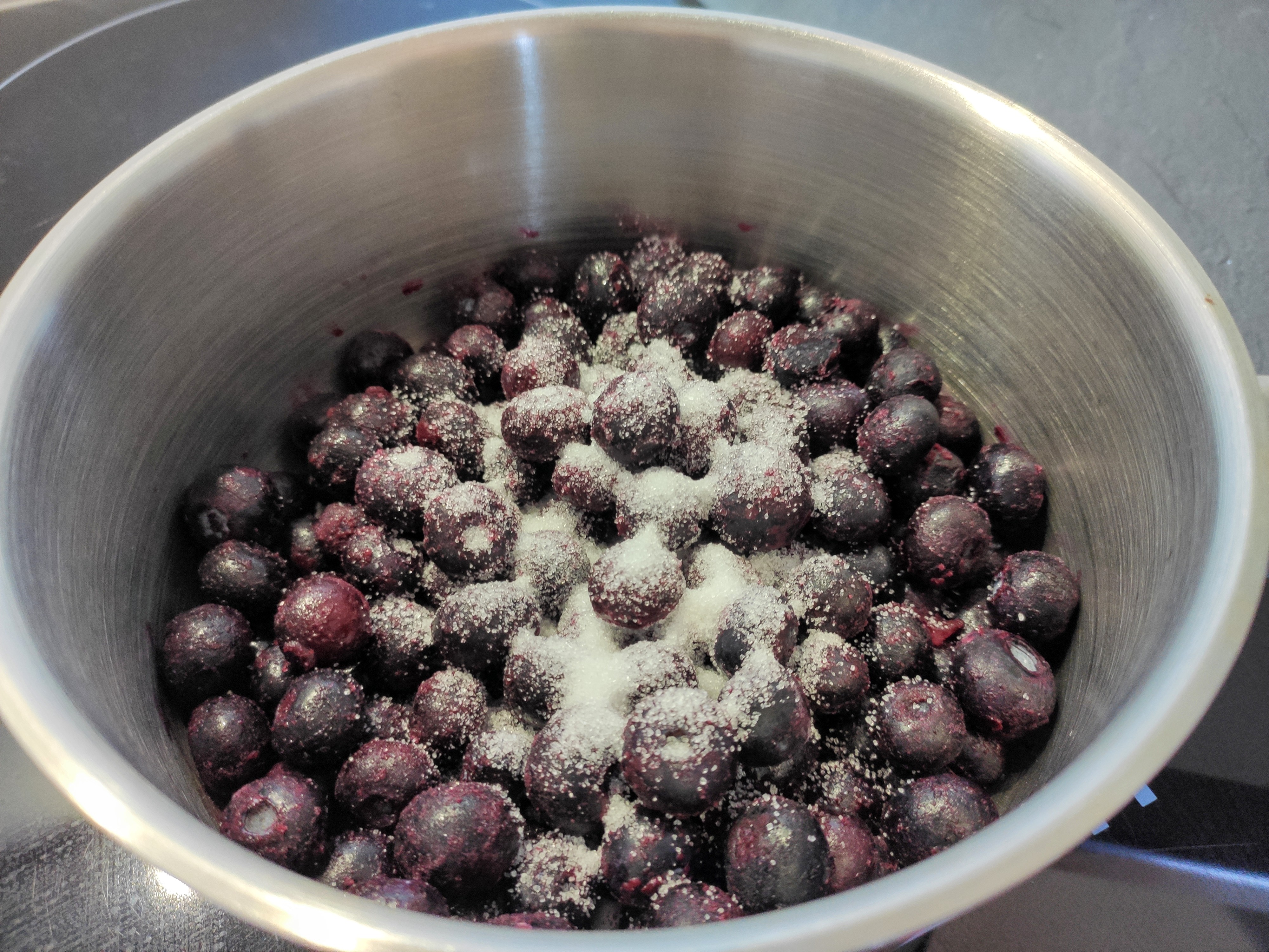 mermelada casera de arandanos