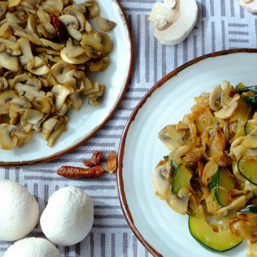 Salteados con champiñon