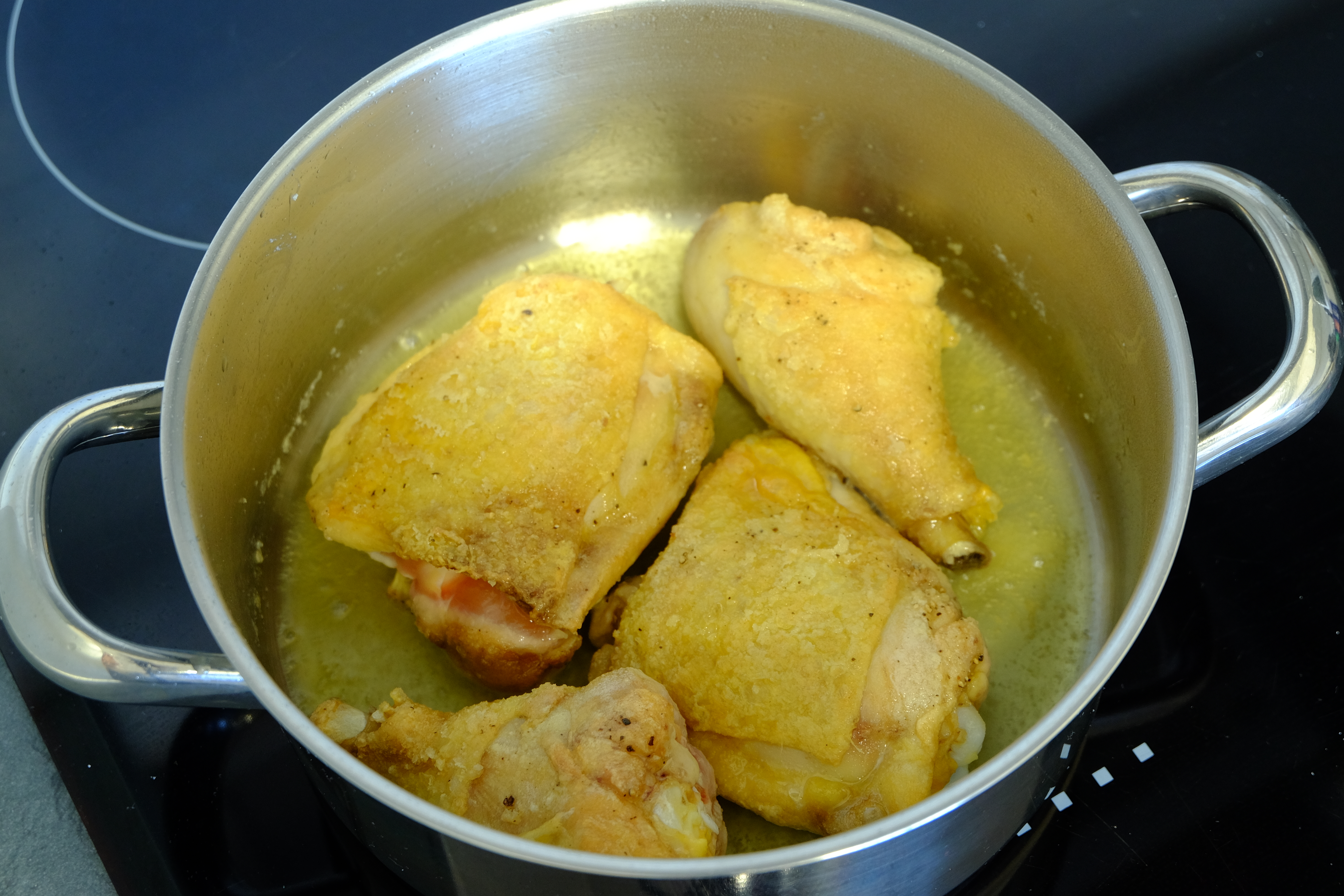 Muslos de pollo en escabeche