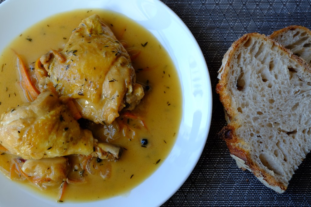 Muslos de pollo en escabeche