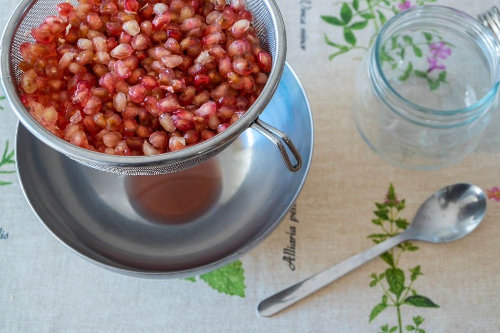 cómo limpiar la granada