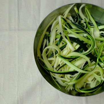 espaguetis de calabacín