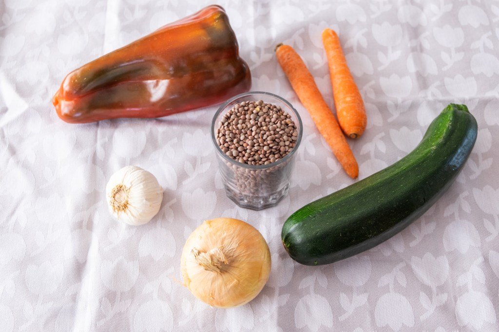 lentejas de verduras