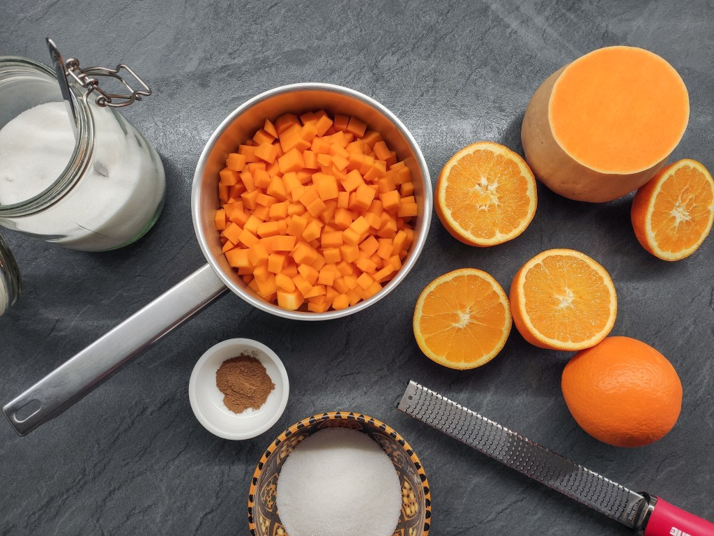 Mermelada calabaza y naranja
