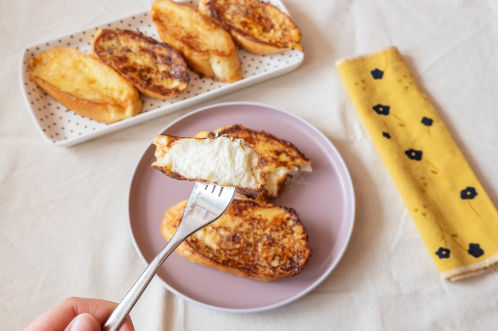 torrijas ligeras y jugosas