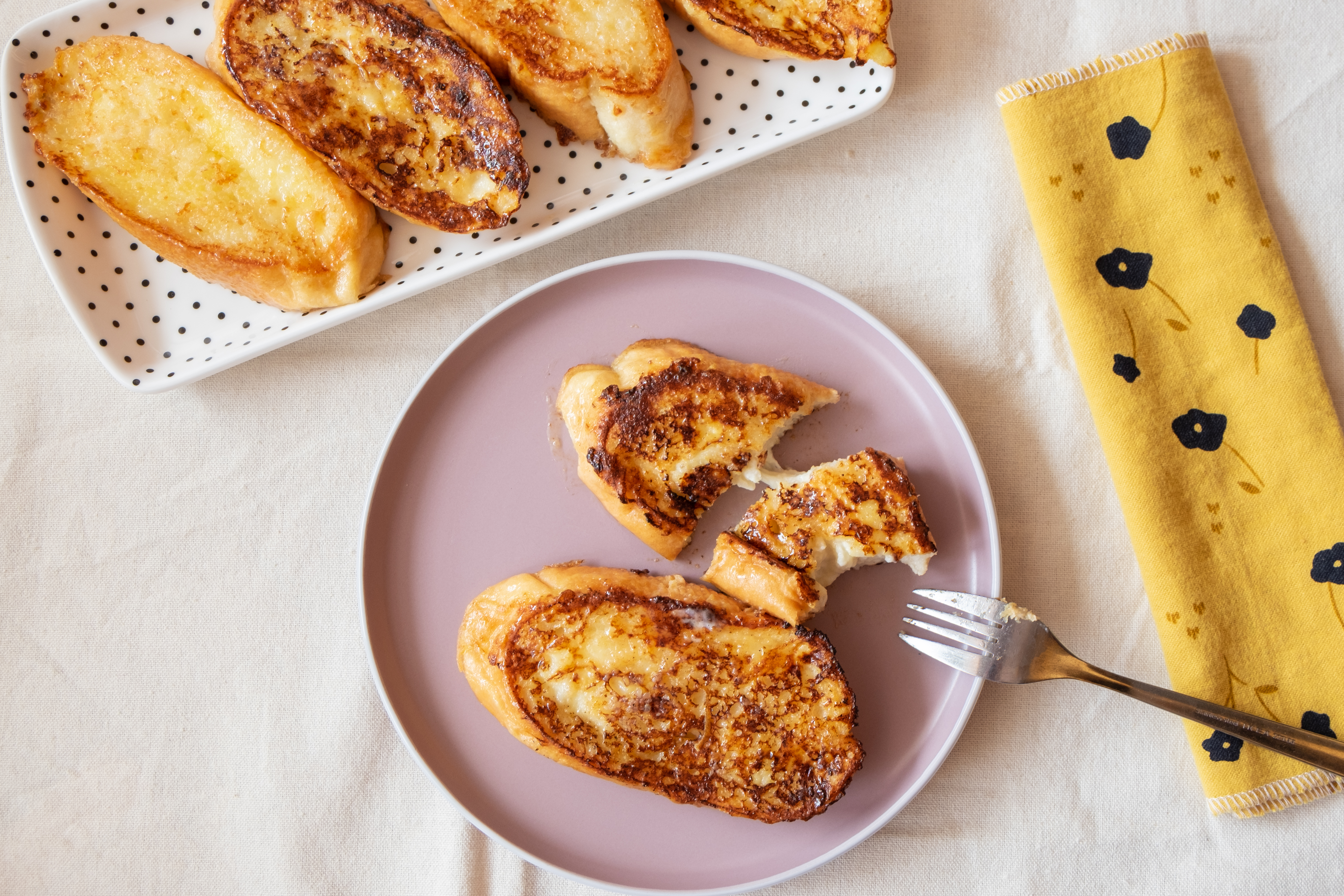 torrijas ligeras y jugosas