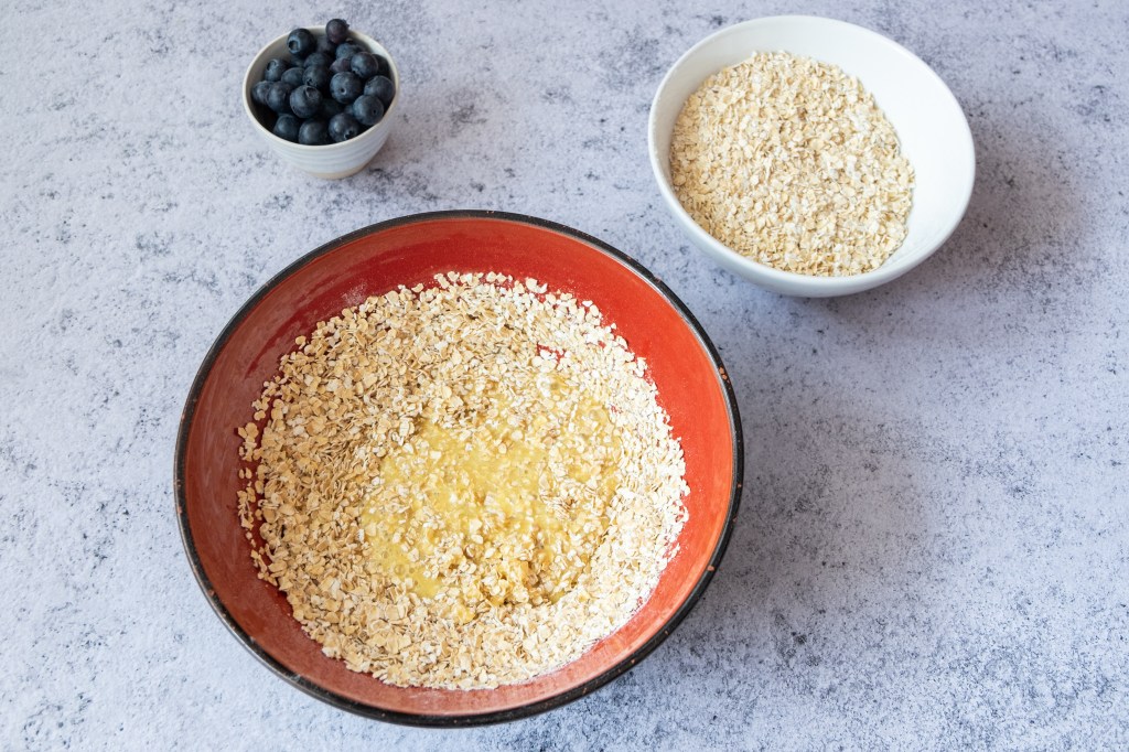 galletas de avena y arandanos