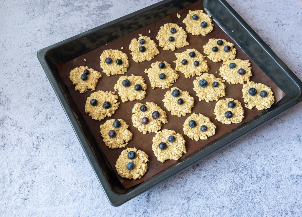 galletas de avena y arandanos