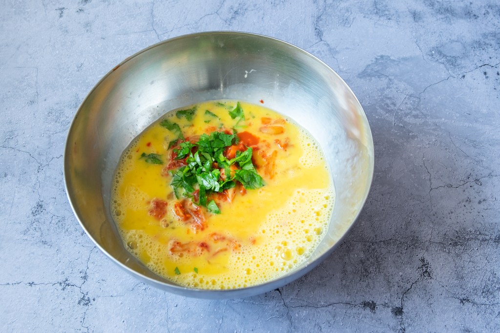 Huevos coreanos con arroz