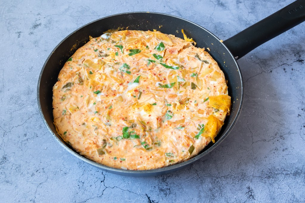 Huevos coreanos con arroz