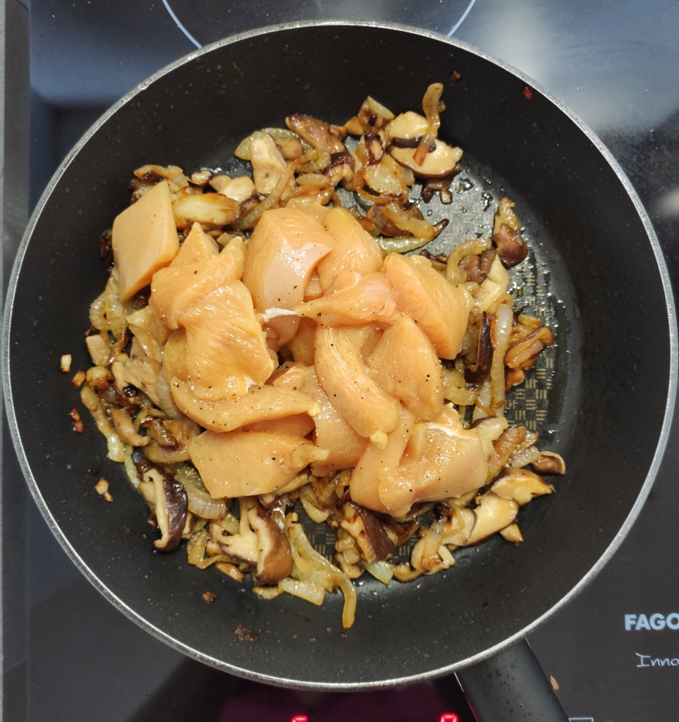 pollo cremoso con mostaza