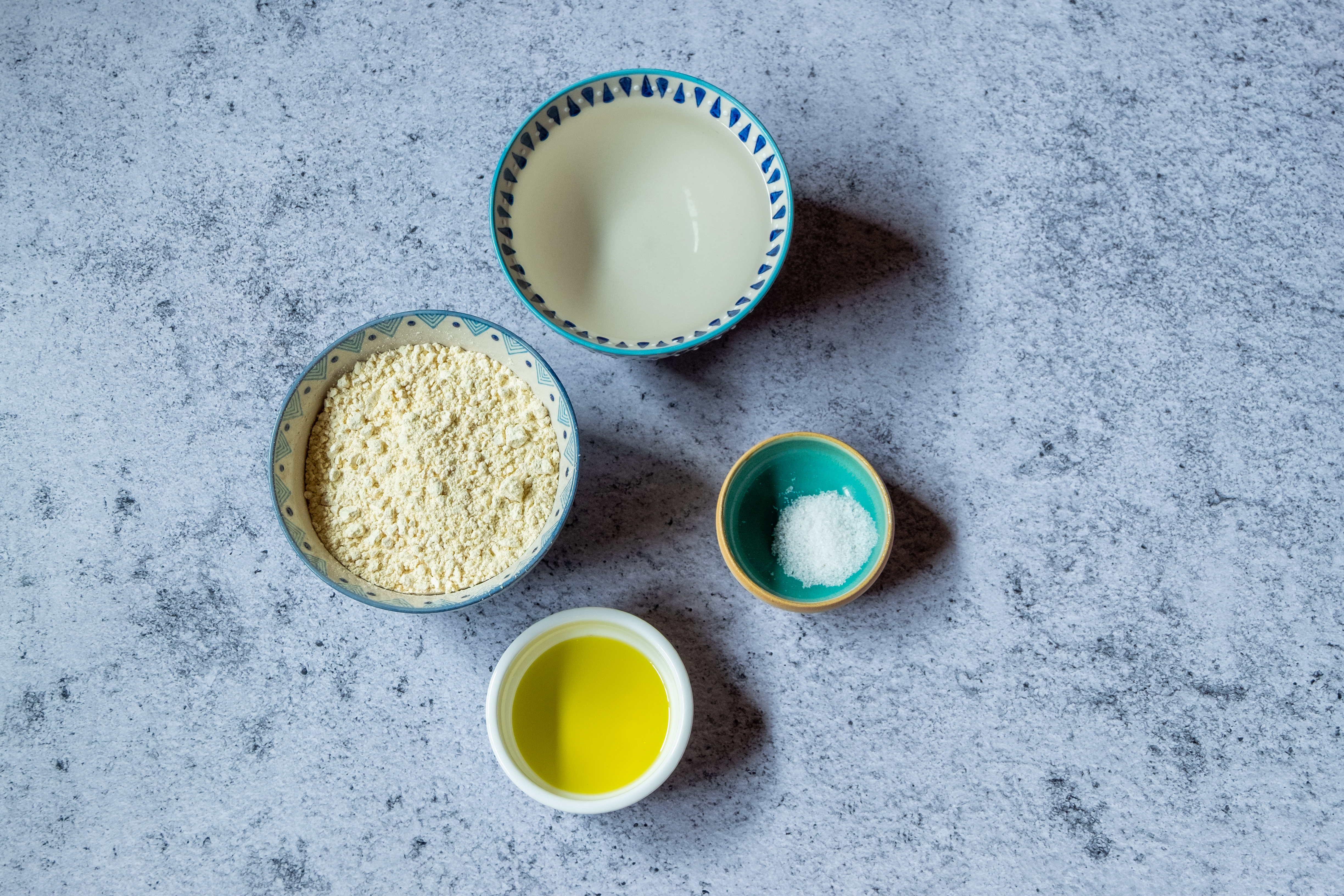 crepes con harina de garbanzos o crepes socca