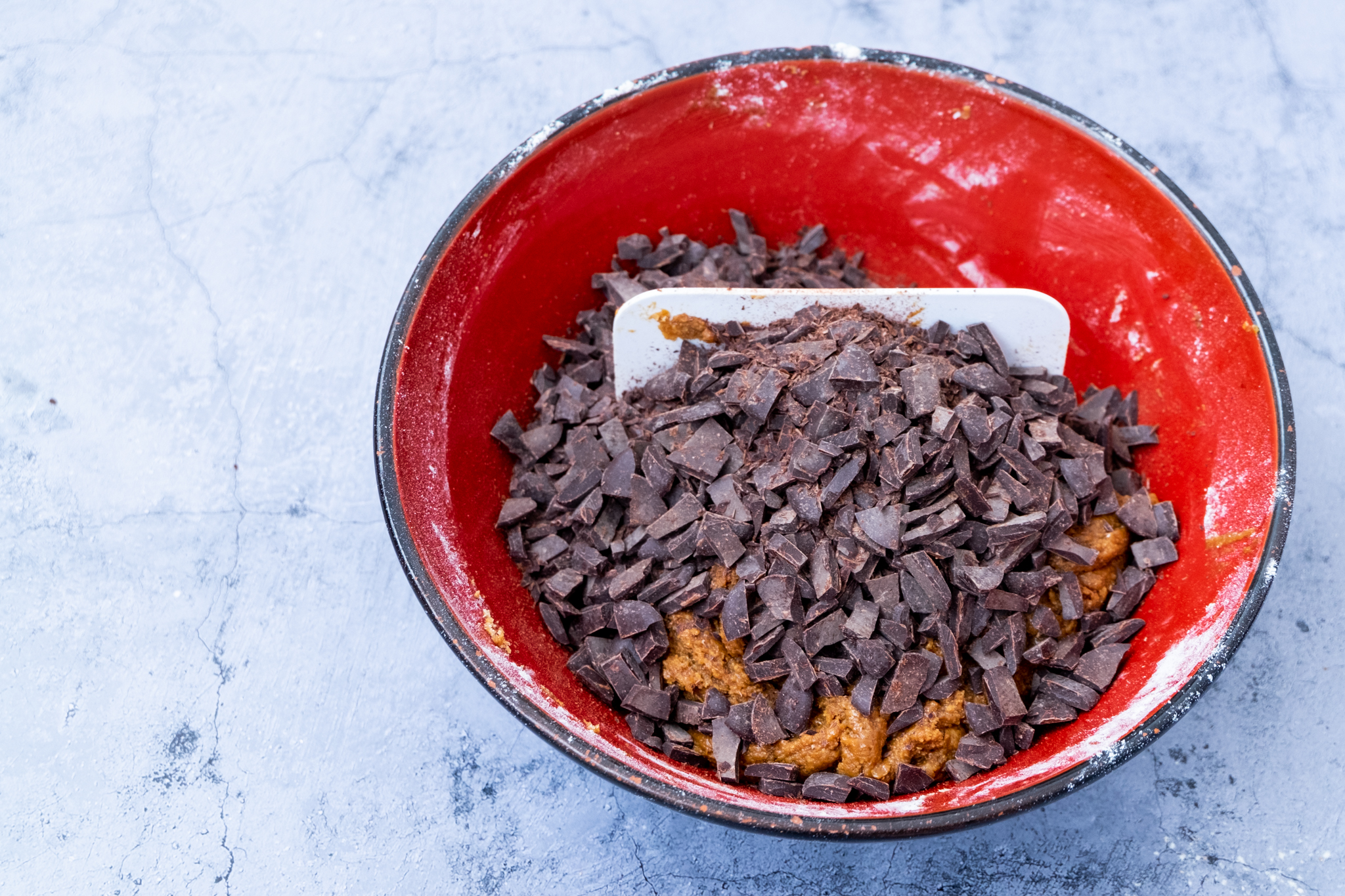 galletas de tahini, chocolate y centeno