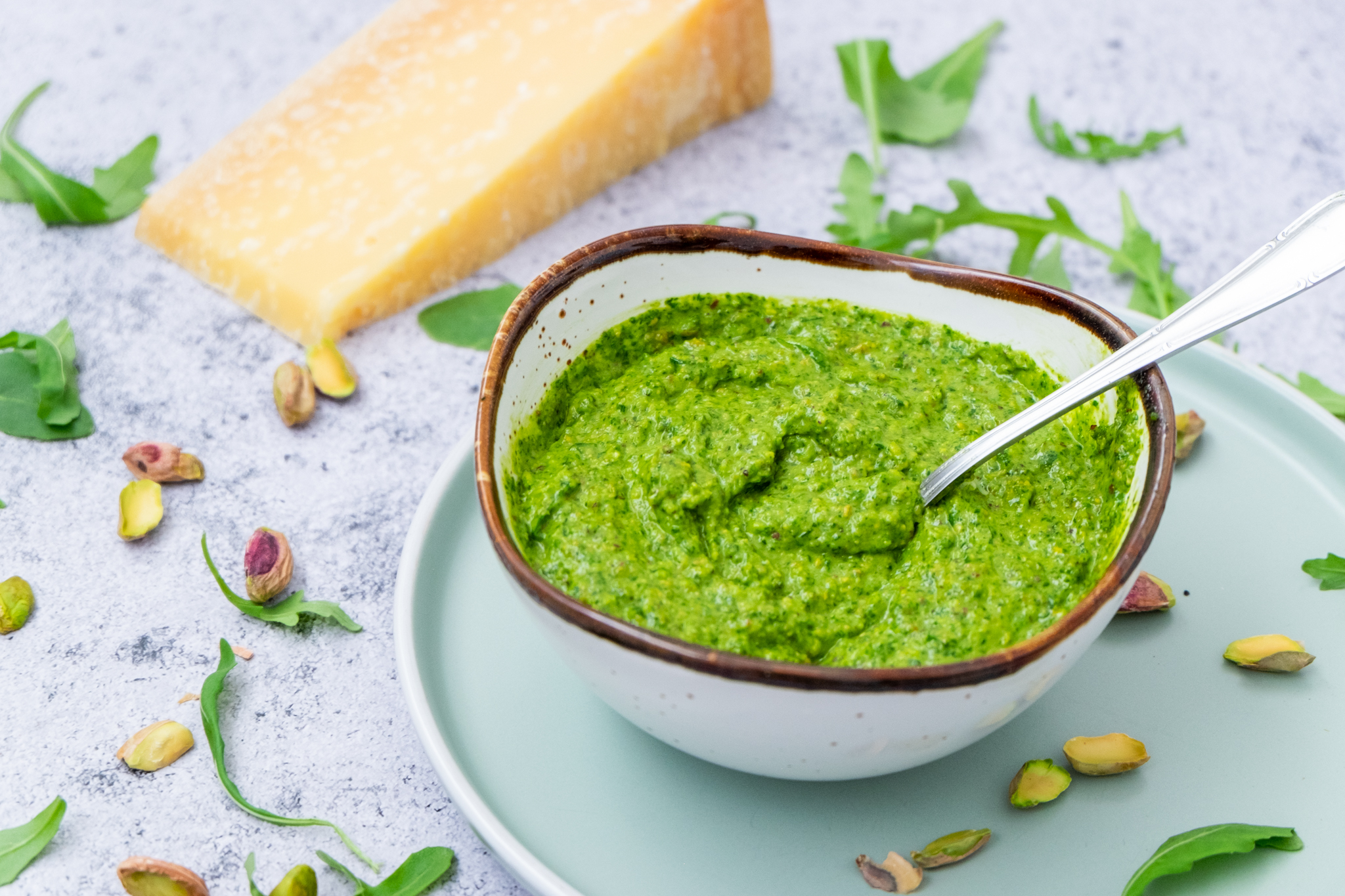 Pesto de pistachos